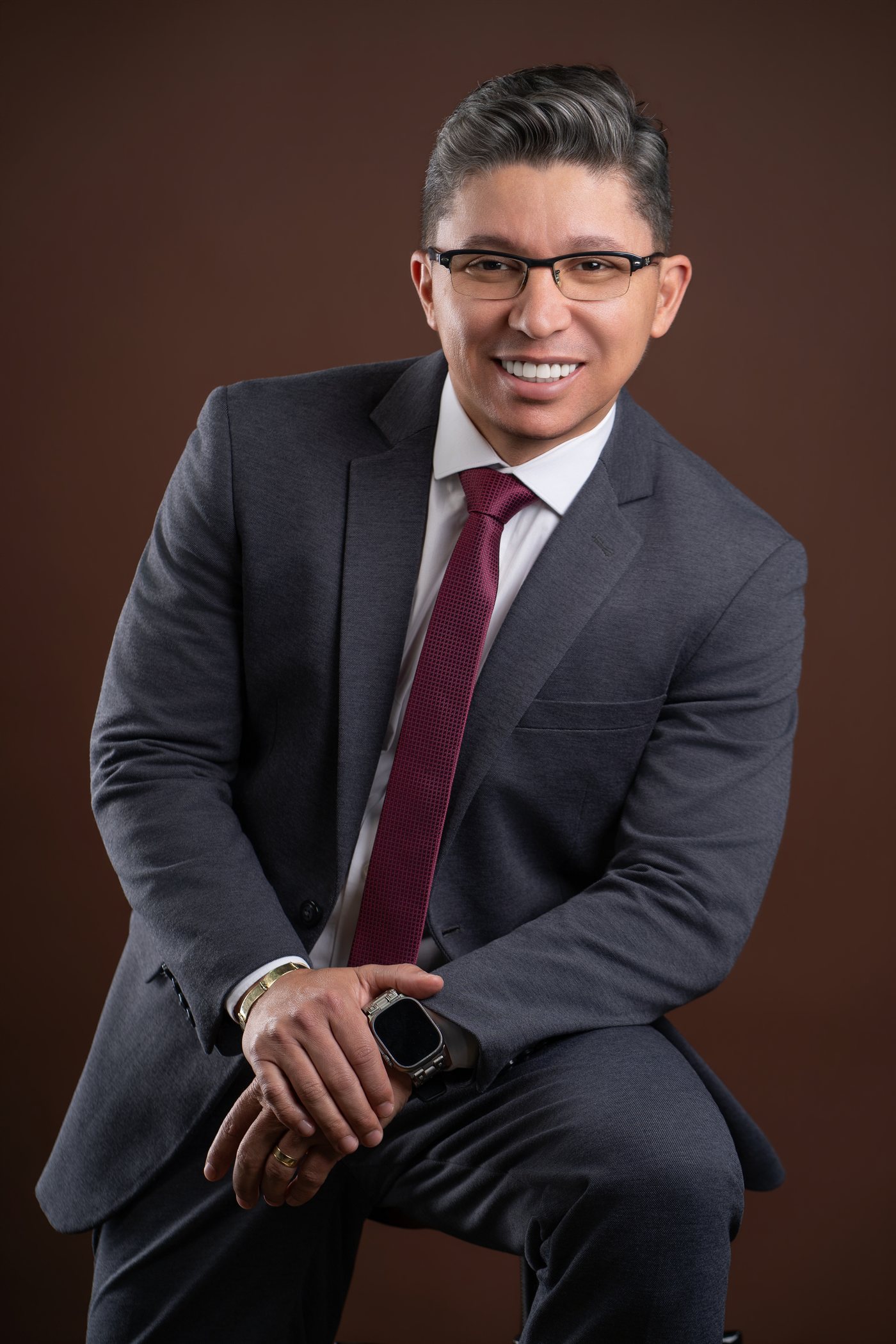 Professor Evaldo Araújo Ramos sorrindo